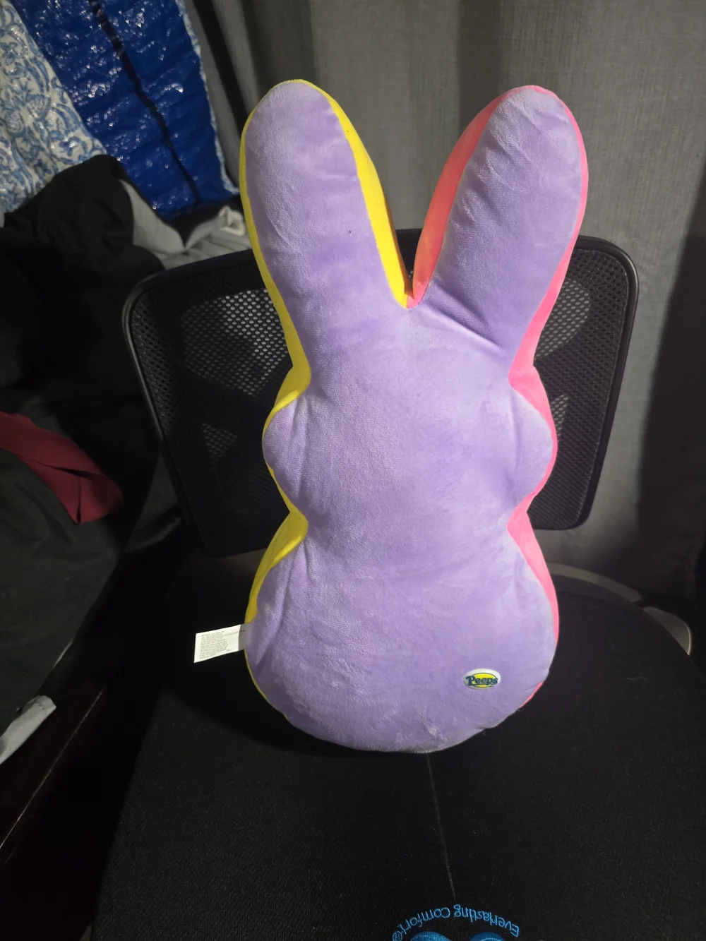 Peeps Color Block Bunny Plush Pillow